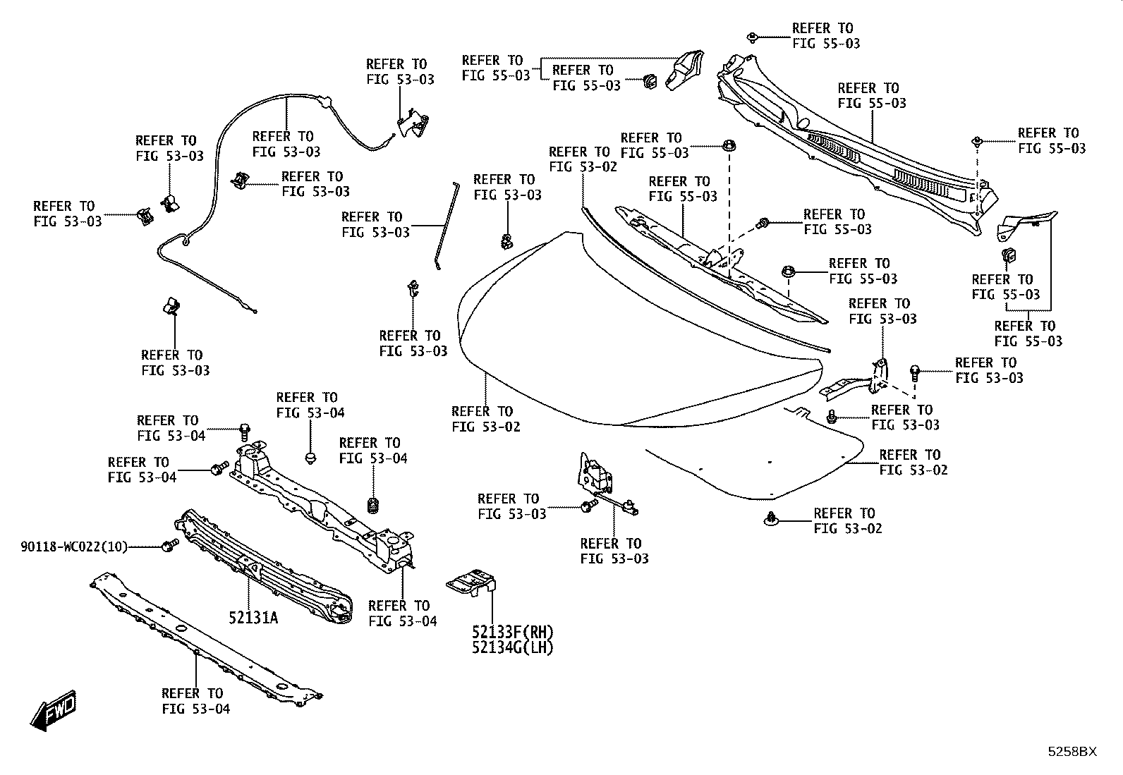 81177-WC001 COVER, FRONT BUMPER HOLE, LH product image
