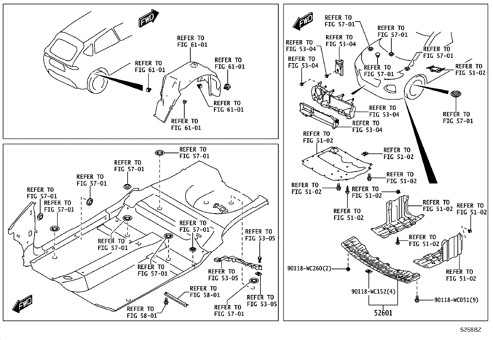 81177-WC001 COVER, FRONT BUMPER HOLE, LH product image