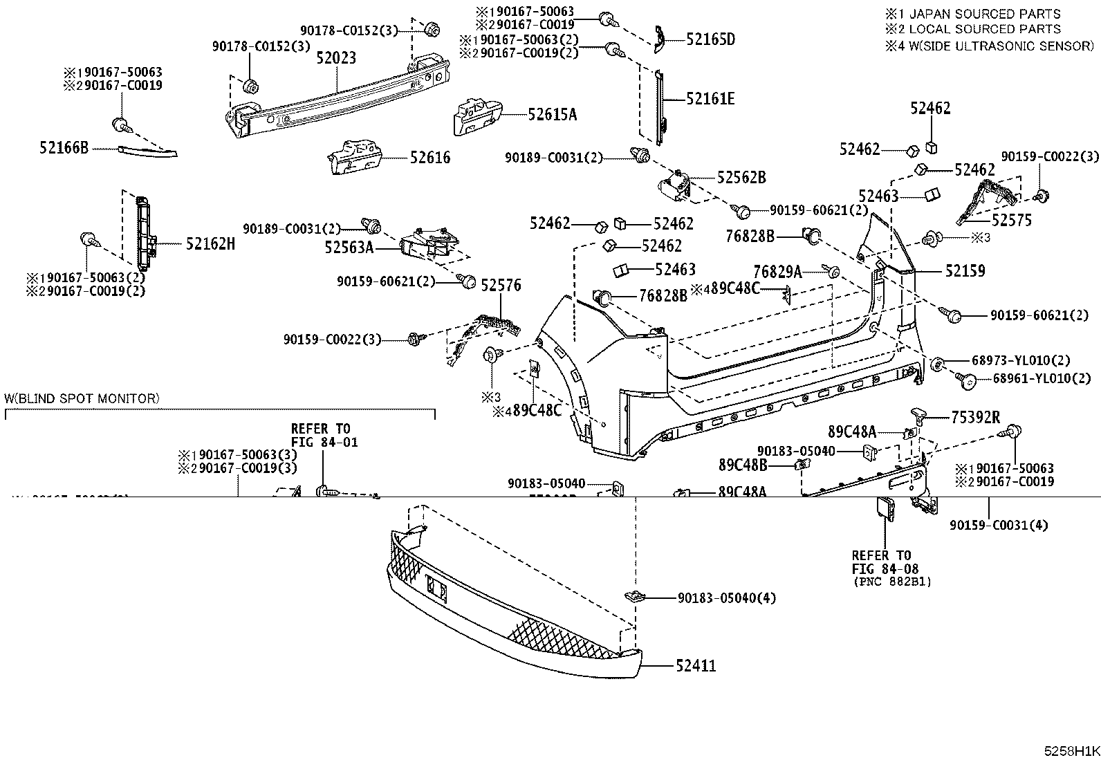 88215-YL080-C0 Toyota Reference Part product image