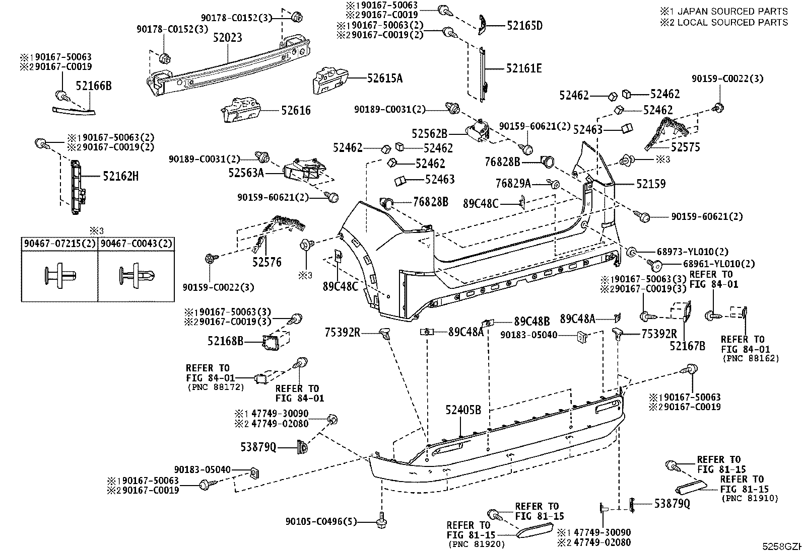 88215-YL080-C0 Toyota Reference Part product image