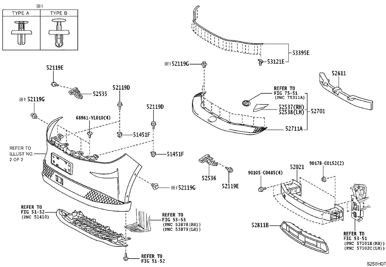 53395-YL010 SEAL, HOOD TO FRONT END PANEL product image