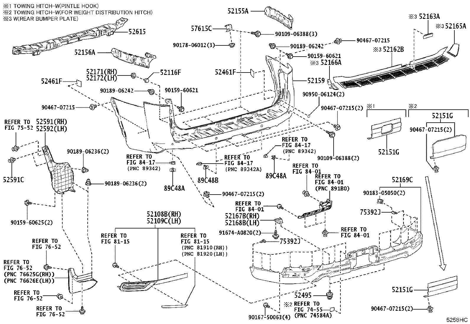 51776-60070 COVER, REAR STEP, NO.2 product image