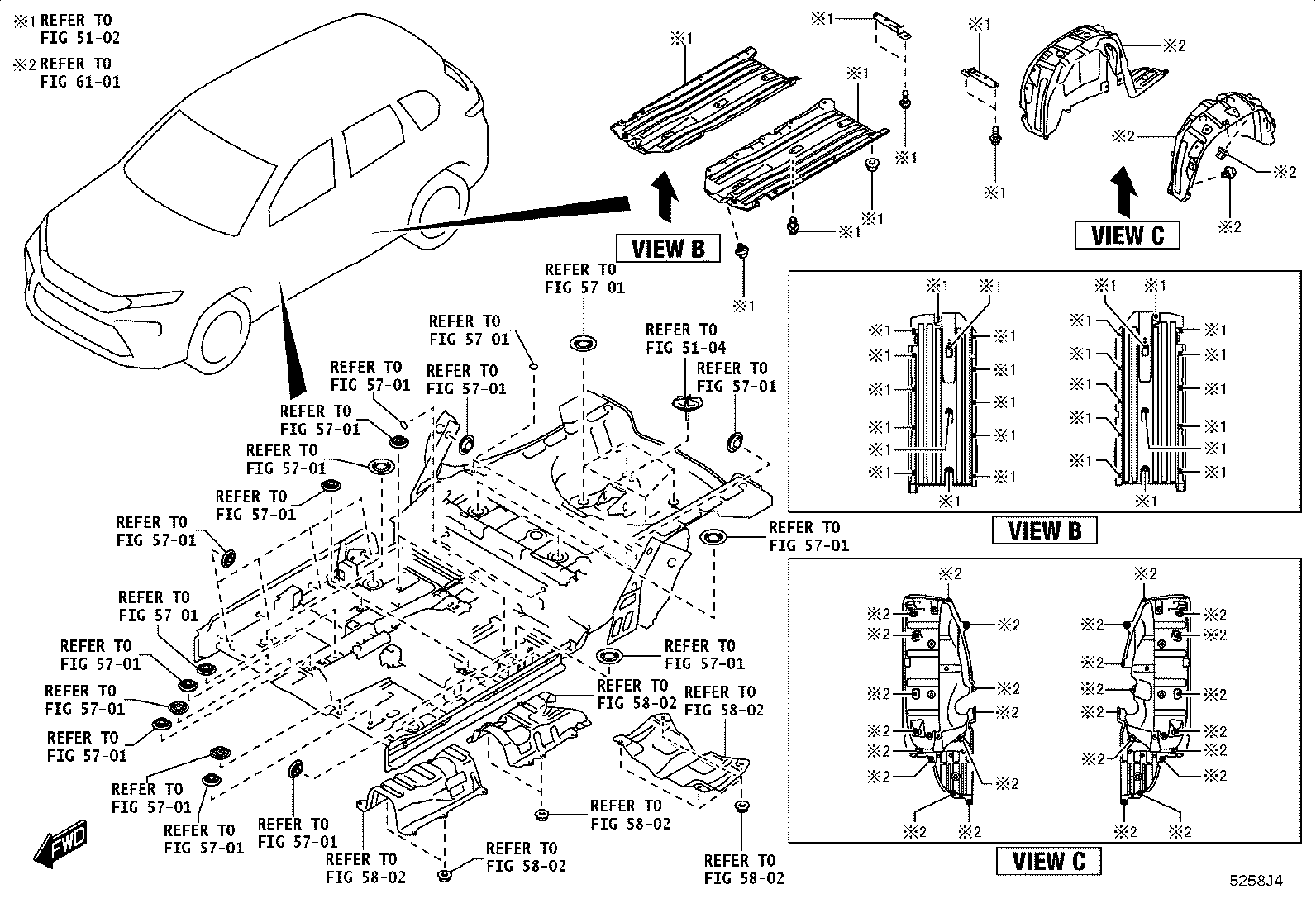 81481-WC017 COVER, FOG LAMP, RH product image