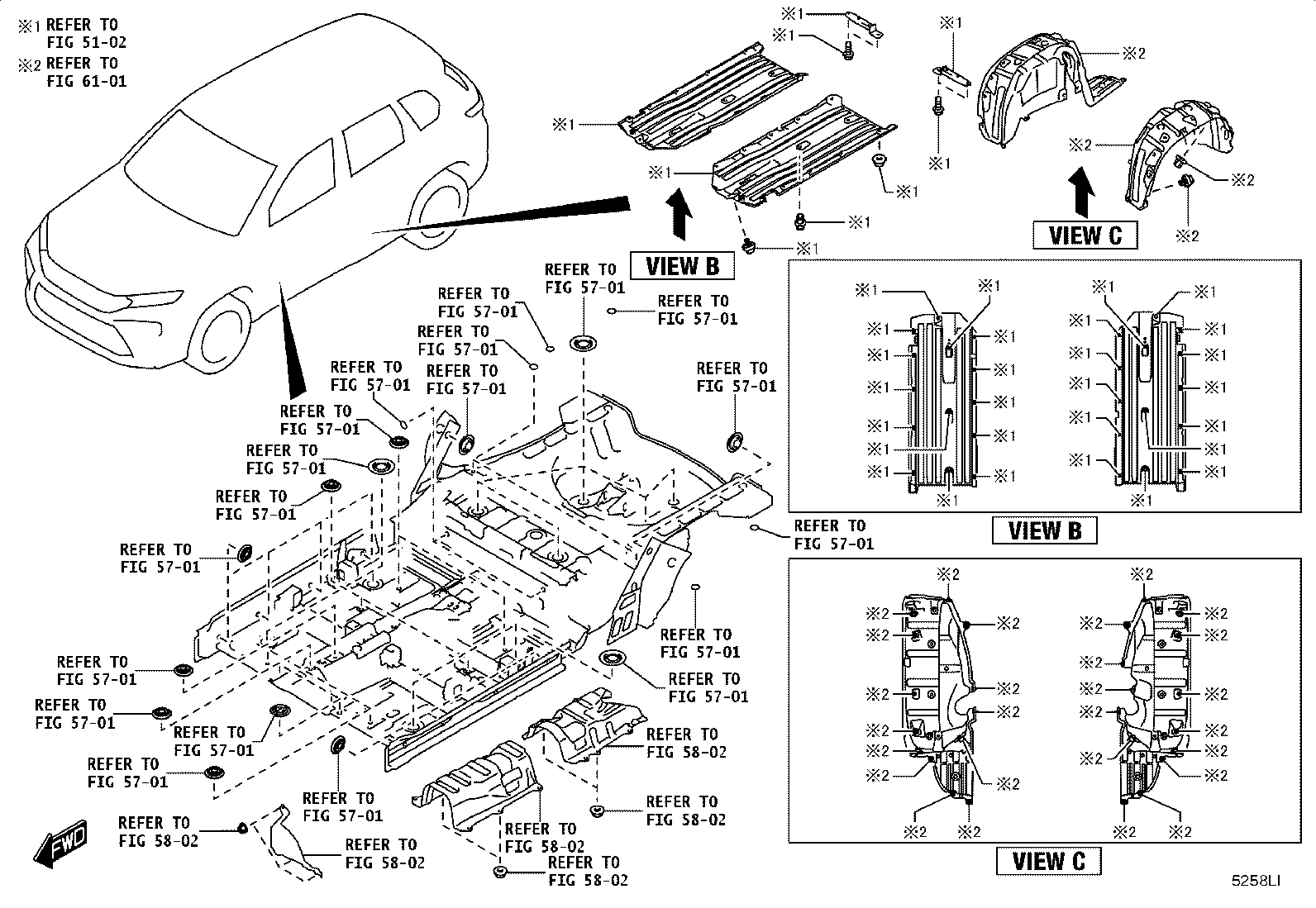 81481-WC017 COVER, FOG LAMP, RH product image