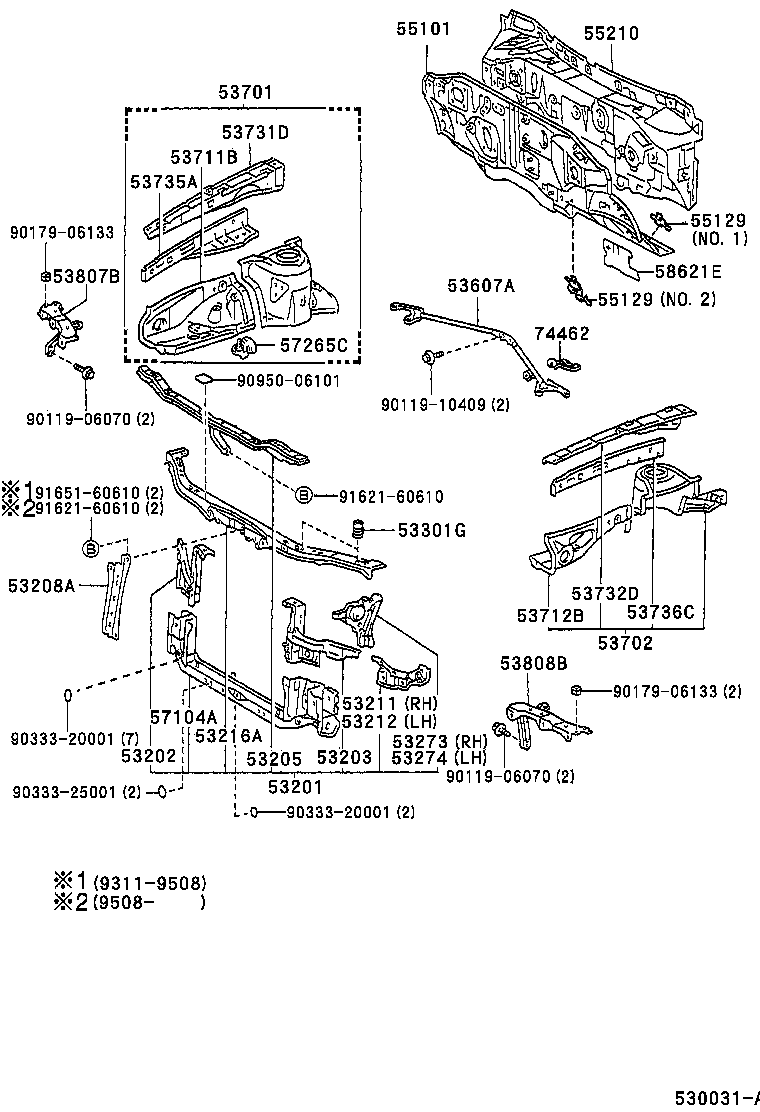 55101-2B560 PANEL SUB-ASSY, DASH product image