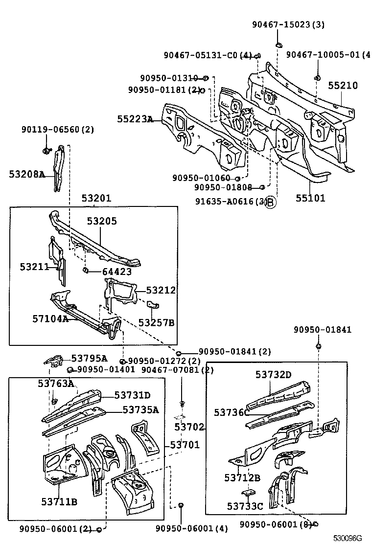 55101-2A390 PANEL SUB-ASSY, DASH product image