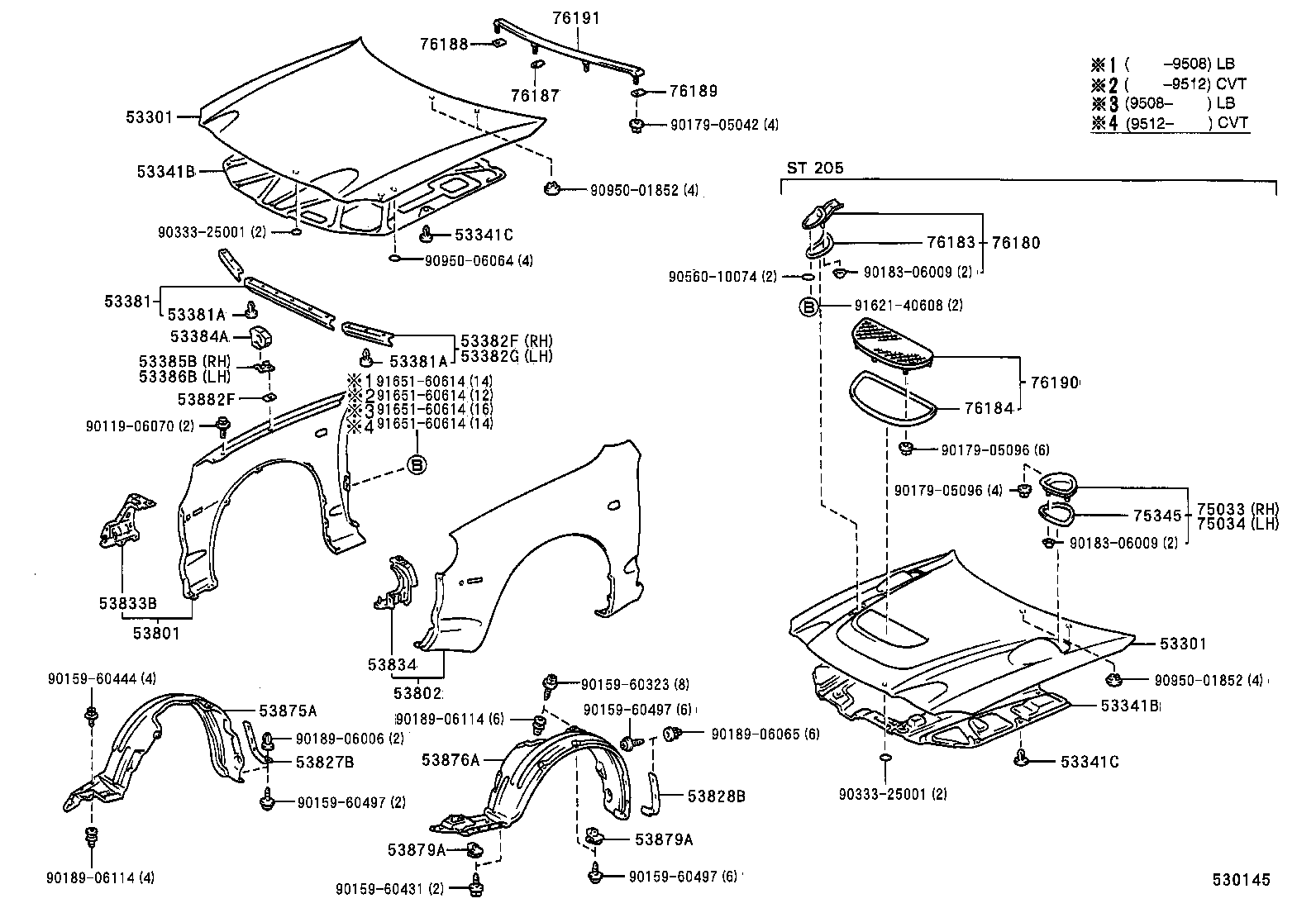 53802-2B320 FENDER SUB-ASSY, FRONT LH product image