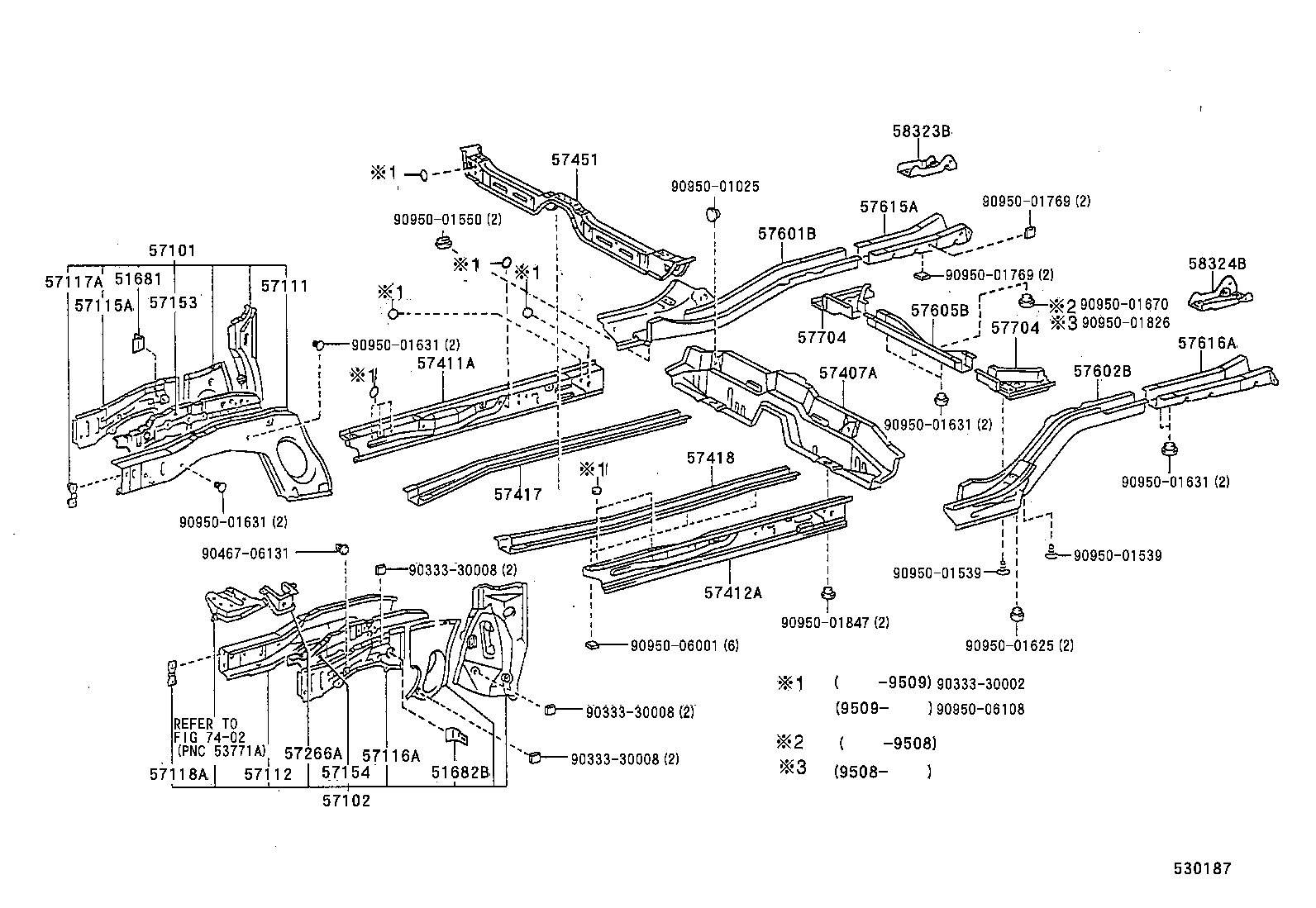 51681-12050 BRACKET, FLEXIBLE HOSE product image