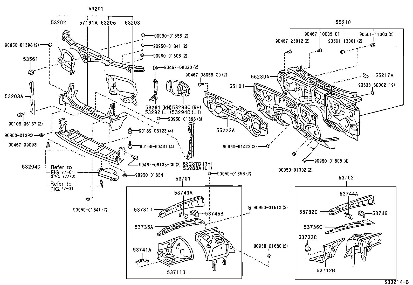 Toyota 53294-50030 DEFLECTOR, RADIATOR SIDE, LH