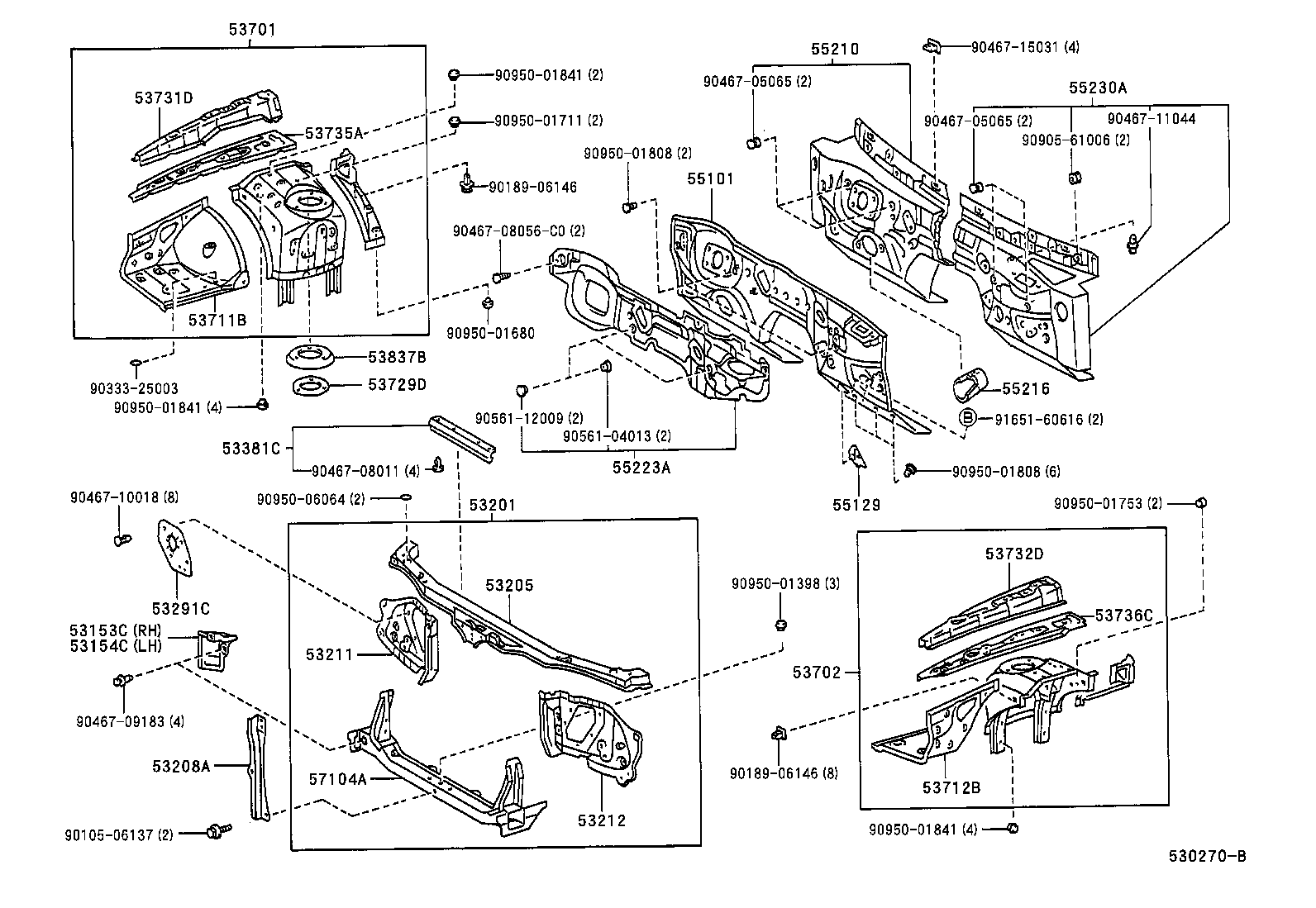 53701-3A080 APRON SUB-ASSY, FRONT FENDER, RH product image