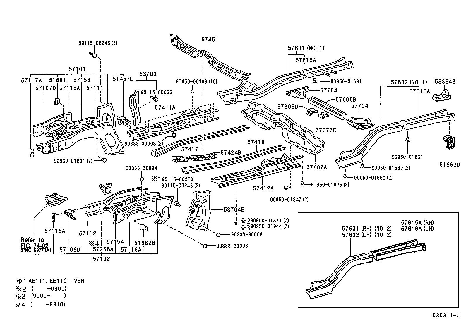 53704-12060 APRON SUB-ASSY, FRONT FENDER, REAR LH product image