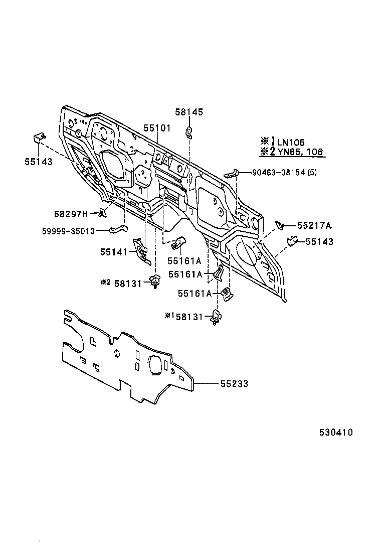 53701-35100 APRON SUB-ASSY, FRONT FENDER, RH product image