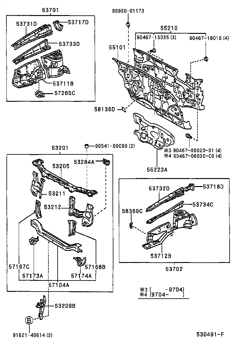 55101-44100 PANEL SUB-ASSY, DASH product image