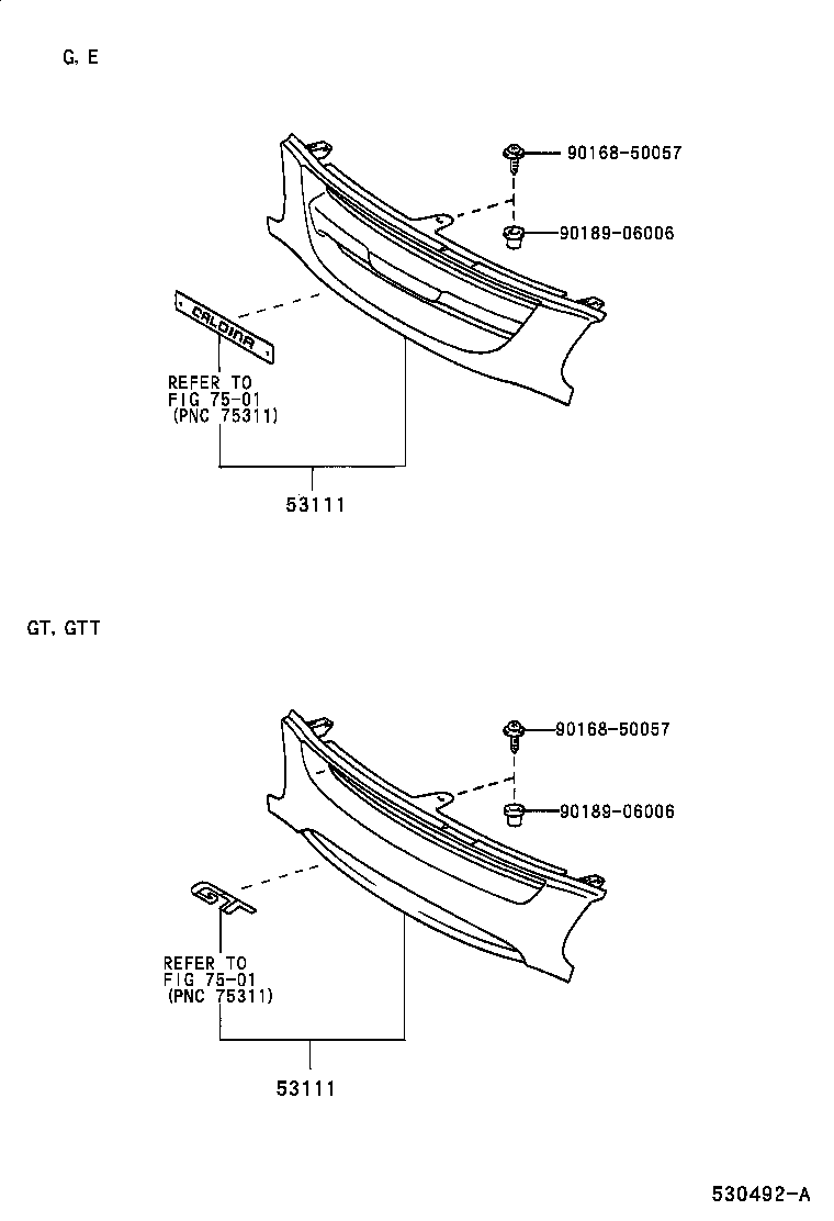 53124-21010 MOULDING, RADIATOR GRILLE SIDE, LH product image
