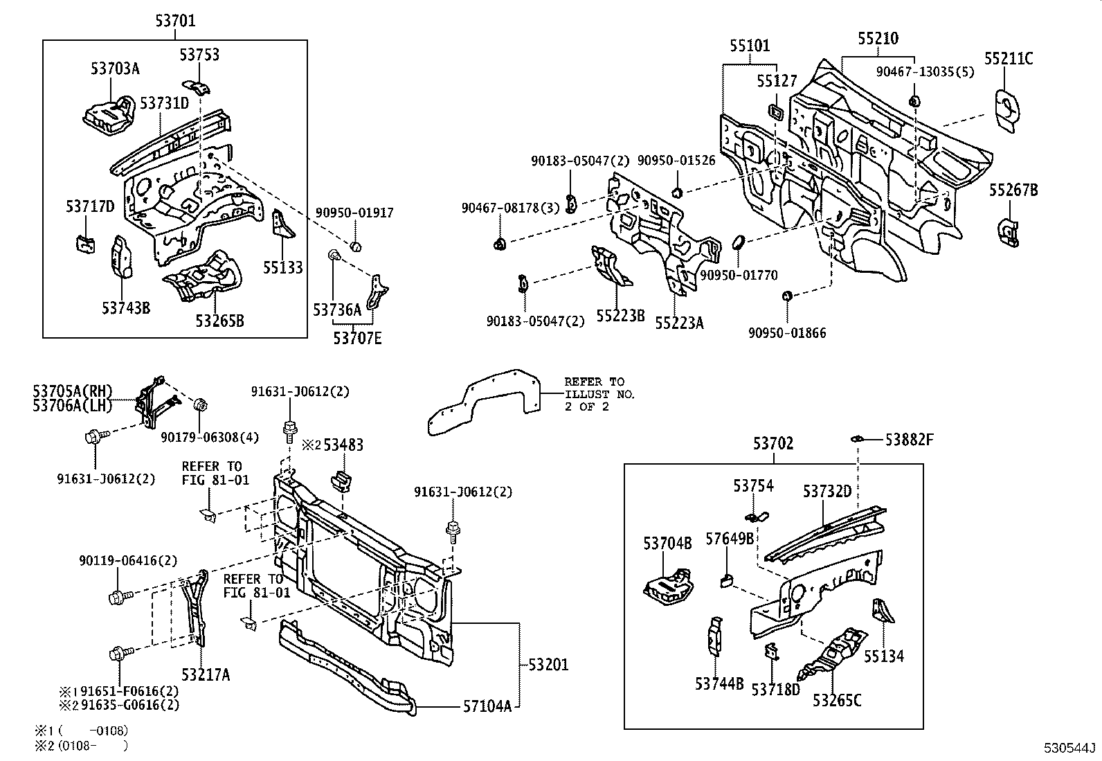 53702-3D040 APRON SUB-ASSY, FRONT FENDER, LH product image