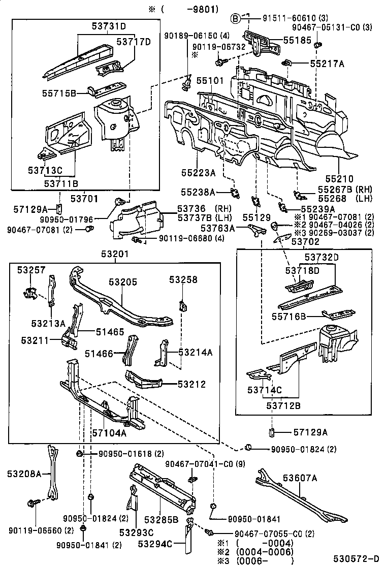 53702-48010 APRON SUB-ASSY, FRONT FENDER, LH product image