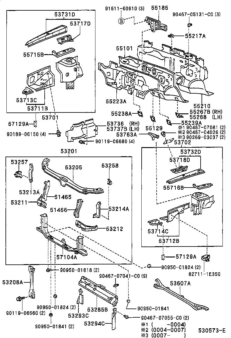Toyota 53294-48010 DEFLECTOR, RADIATOR SIDE, LH