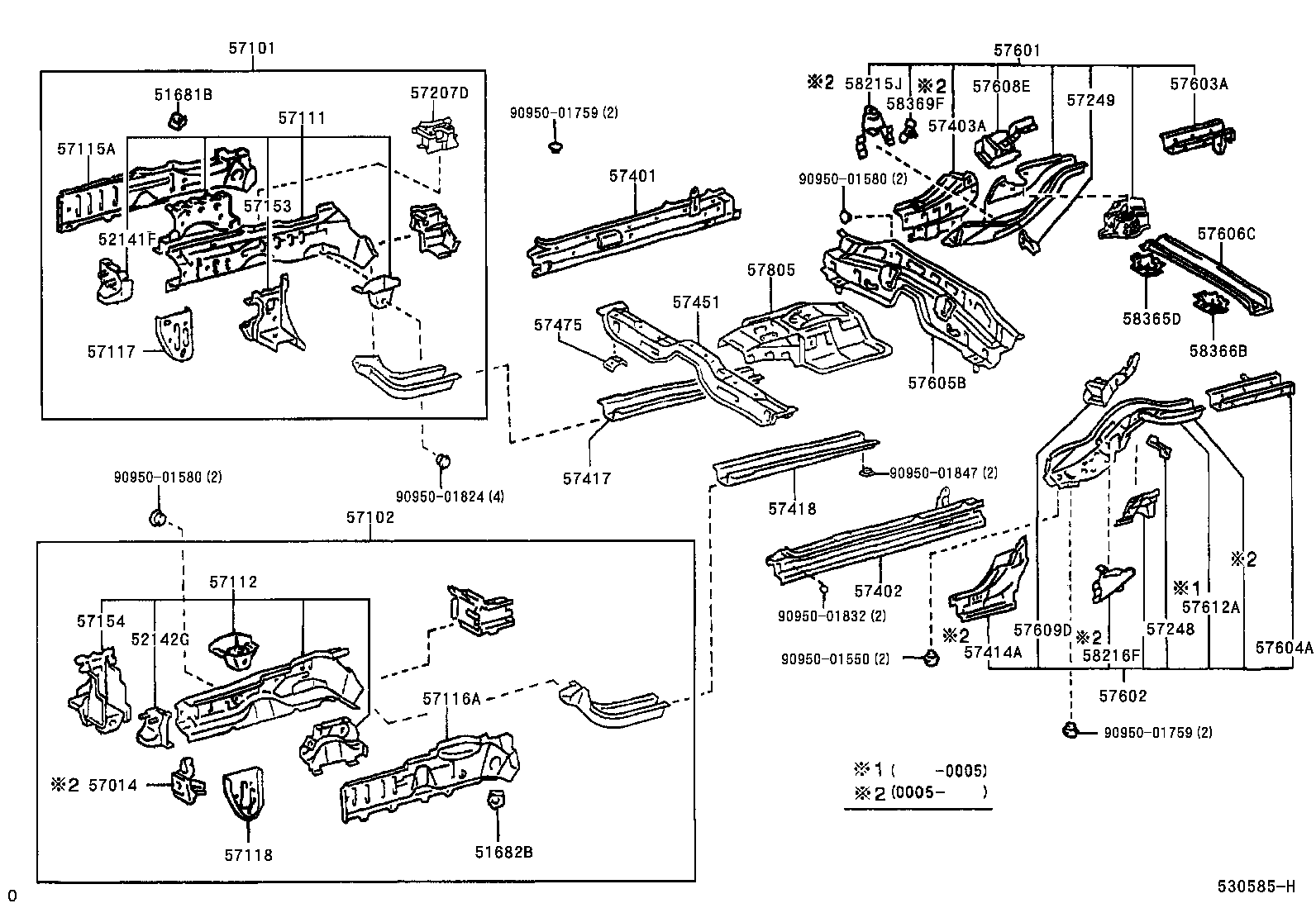 52141-47010 ARM, FRONT BUMPER, RH product image