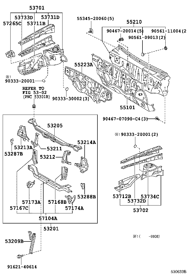 53291-20060 SEAL, RADIATOR SUPPORT product image