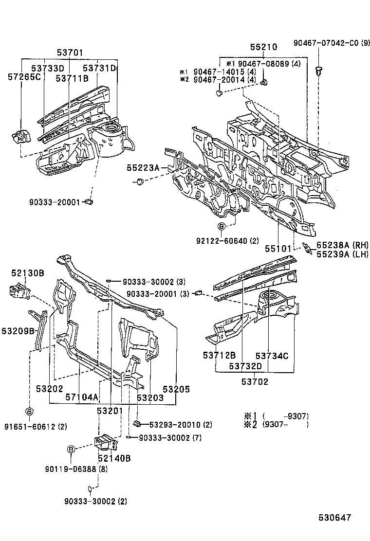 53732-20131 MEMBER, FRONT APRON TO COWL SIDE, UPPER LH product image