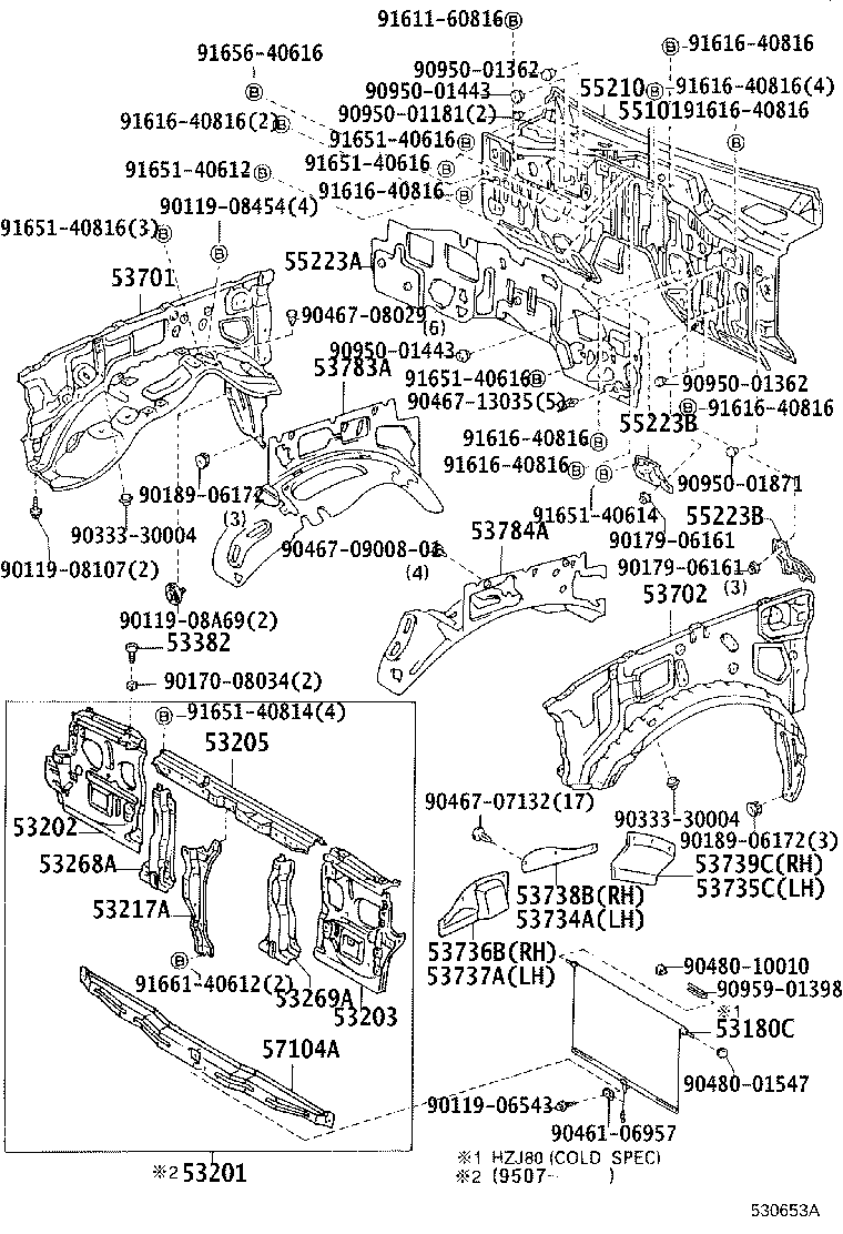 55101-60422 PANEL SUB-ASSY, DASH product image