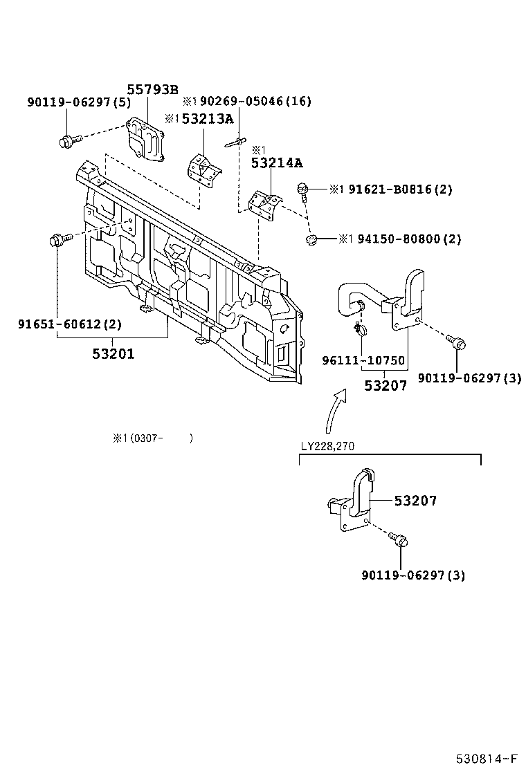 53207-37010 PIPE SUB-ASSY, AIR INLET product image