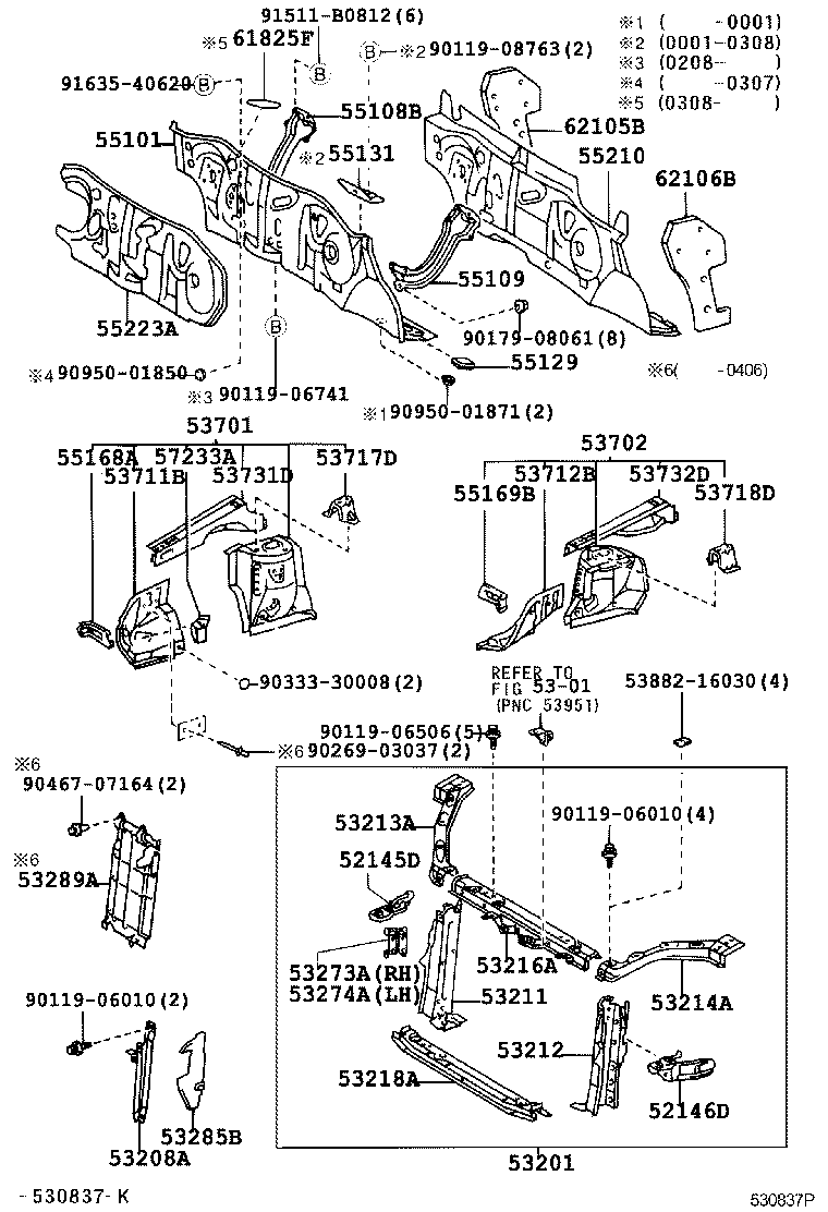 55101-52311 PANEL SUB-ASSY, DASH product image