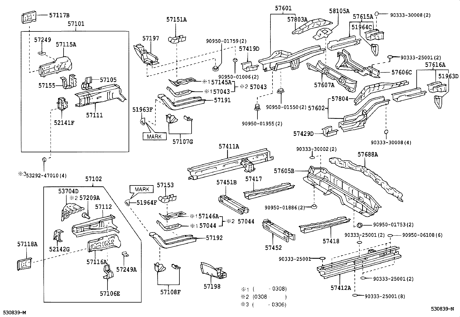 51968-52020 HOOK, TRANSPORT, REAR LH product image