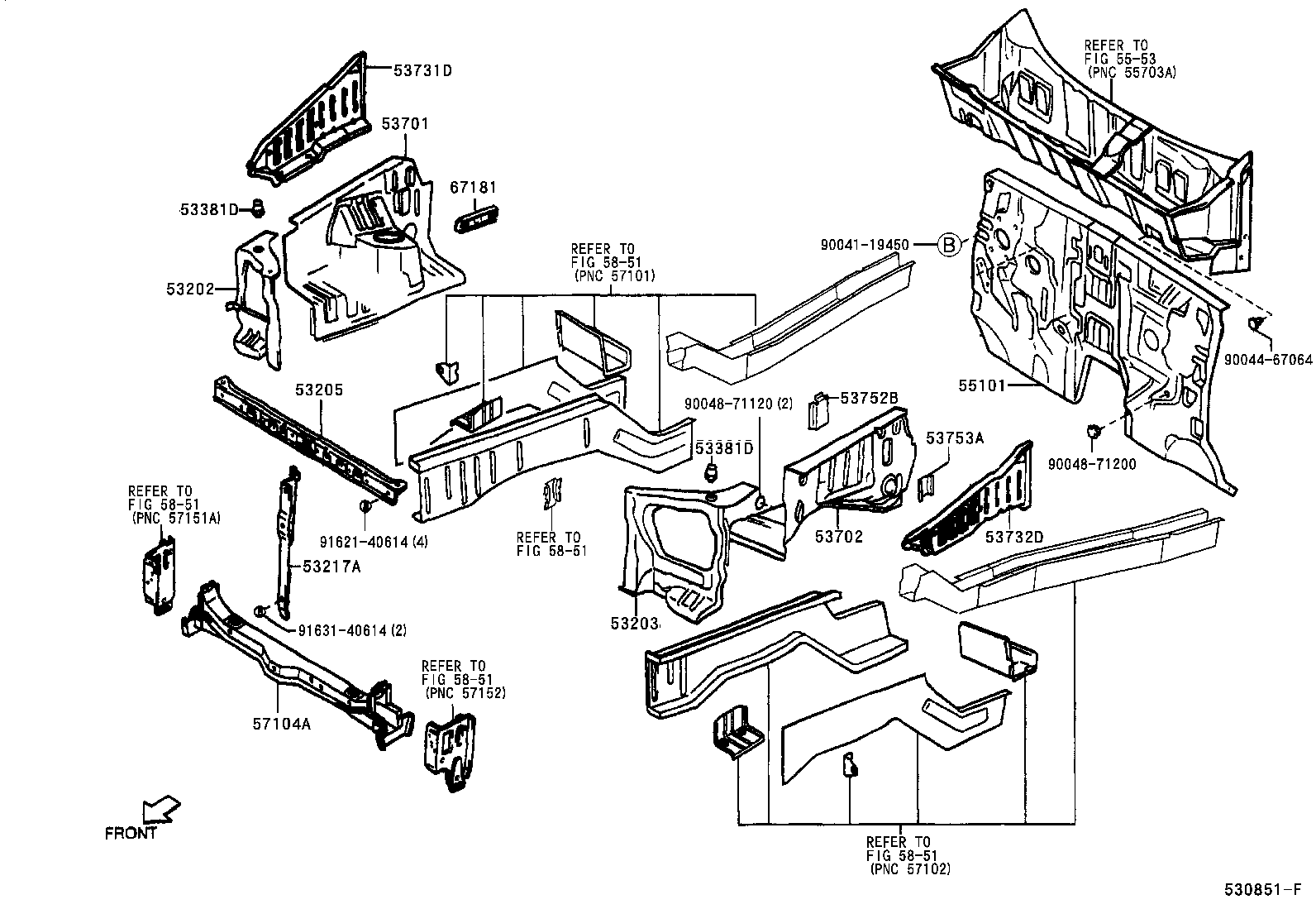 53701-87408 APRON SUB-ASSY, FRONT FENDER, RH product image