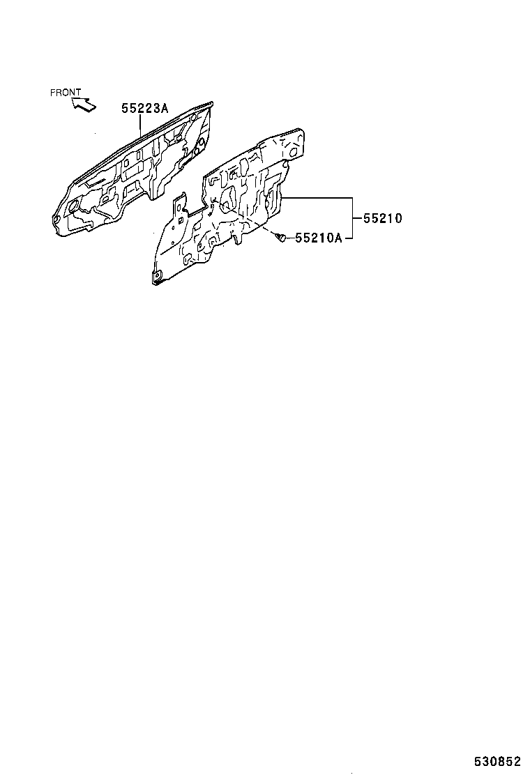 53701-87408 APRON SUB-ASSY, FRONT FENDER, RH product image