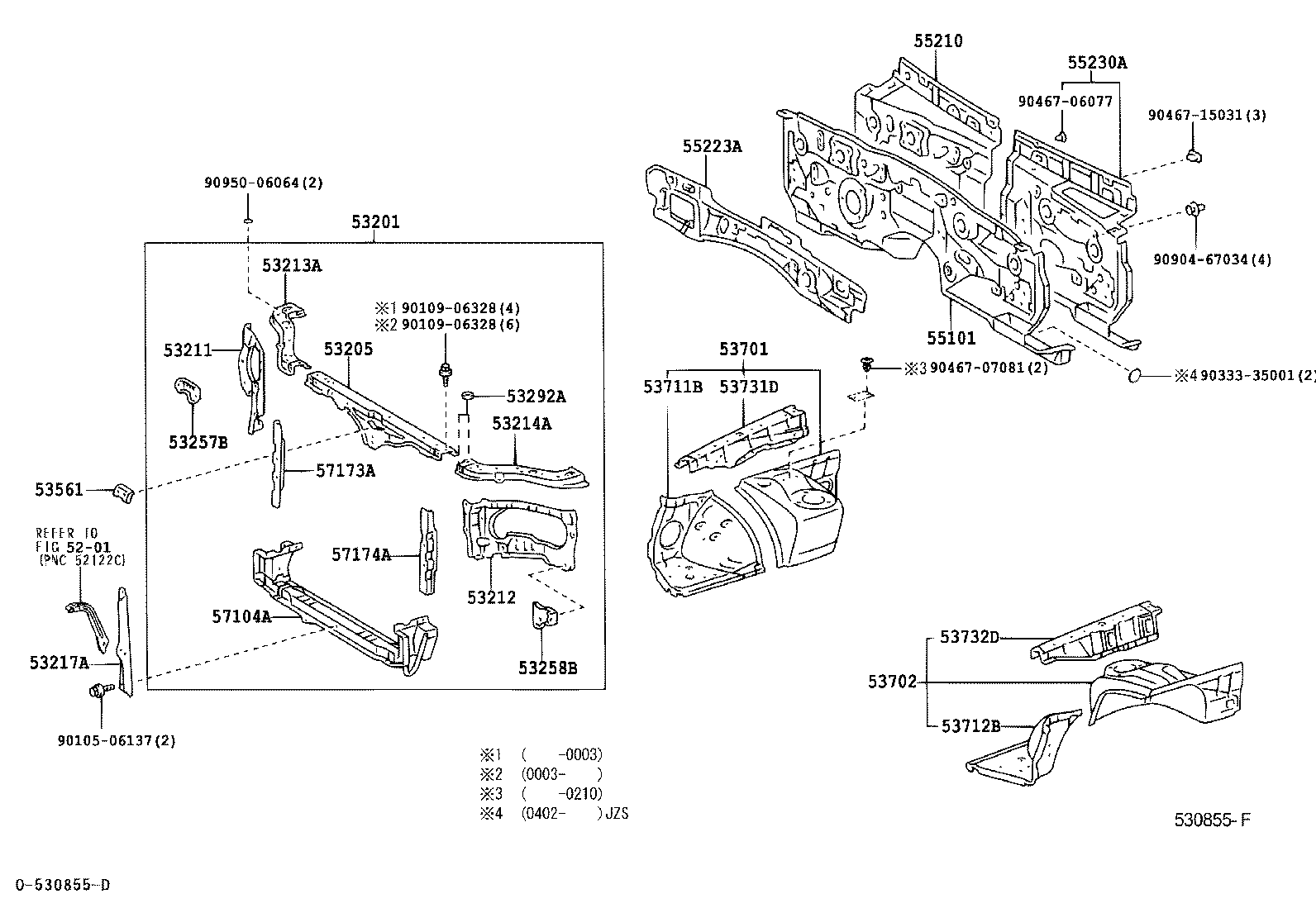 53702-30740 APRON SUB-ASSY, FRONT FENDER, LH product image