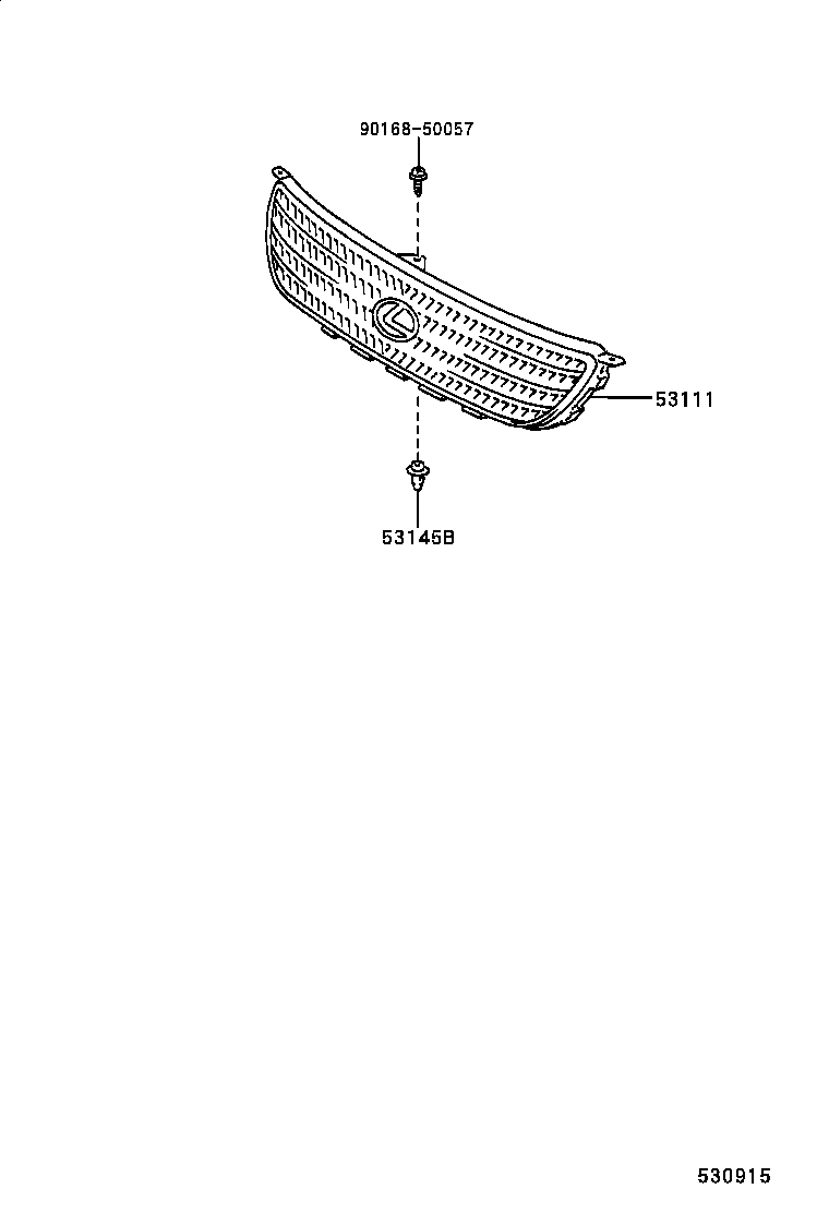 53101-53150 GRILLE, RADIATOR product image