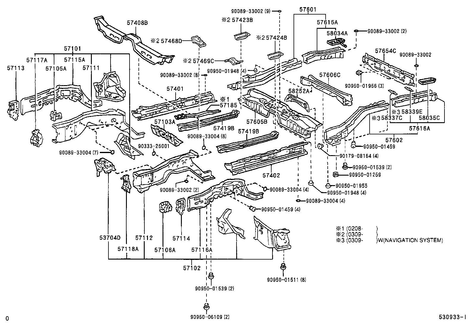57034-YC010 REINFORCEMENT, FRONT BUMPER MOUNTING, LH product image