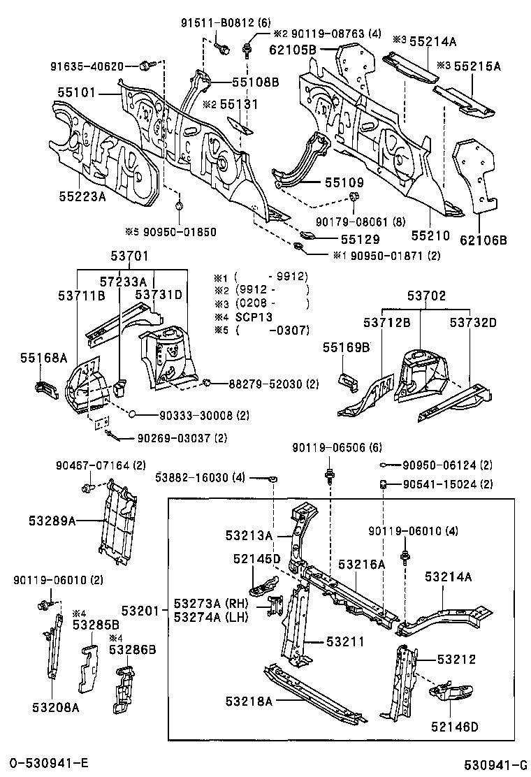 55101-52391 PANEL SUB-ASSY, DASH product image