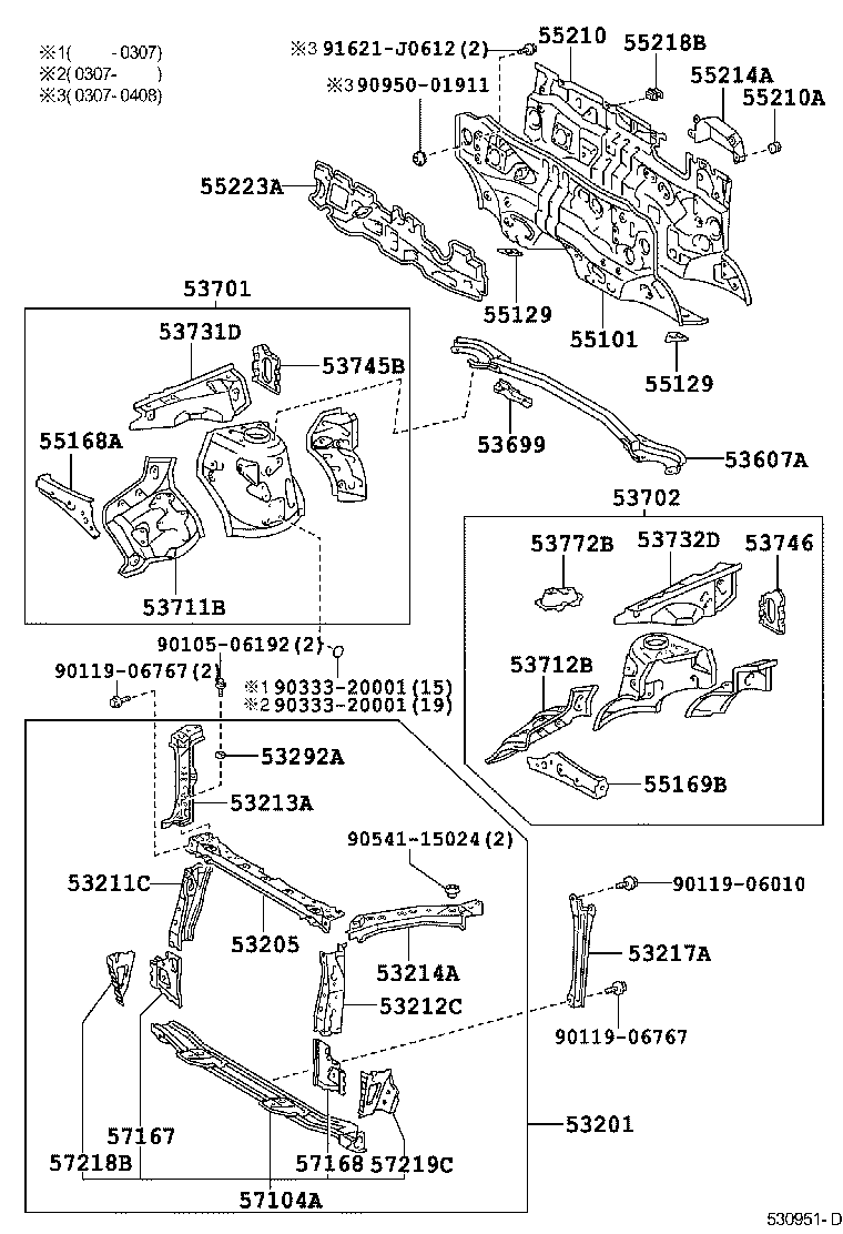 55101-42320 PANEL SUB-ASSY, DASH product image