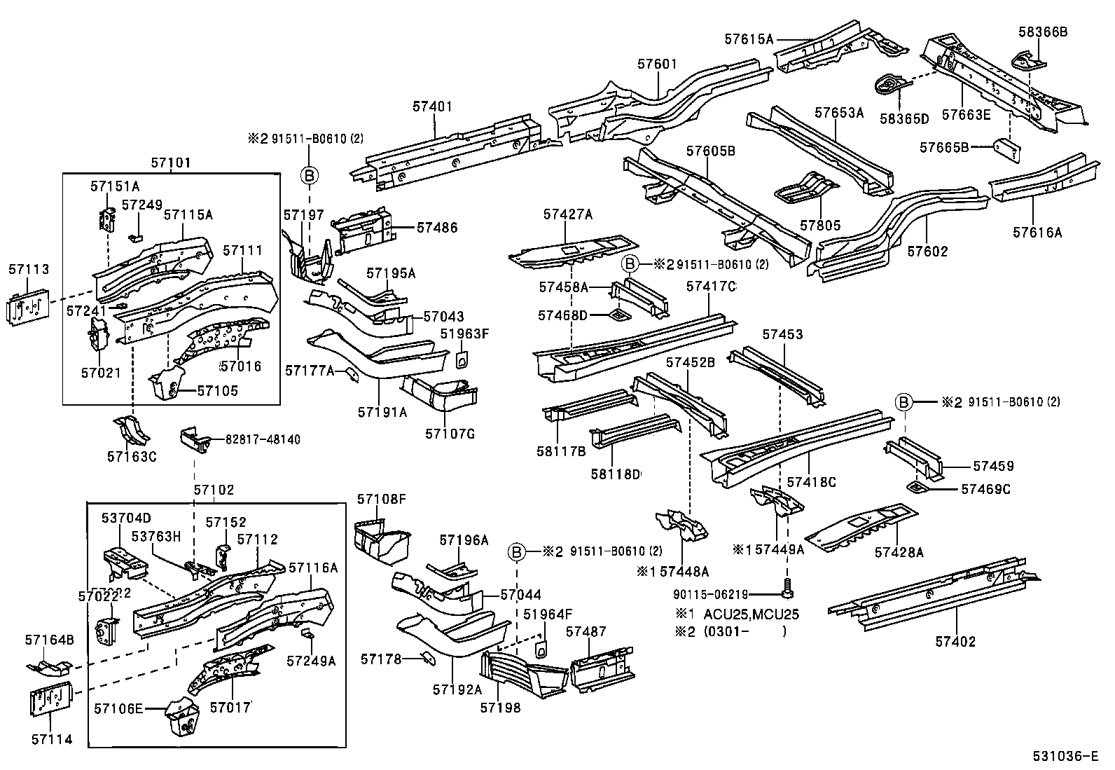 Toyota 51963-48020 HOOK, TRANSPORT