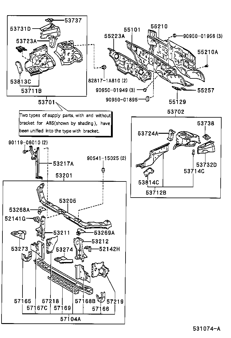 55101-1H080 PANEL SUB-ASSY, DASH product image