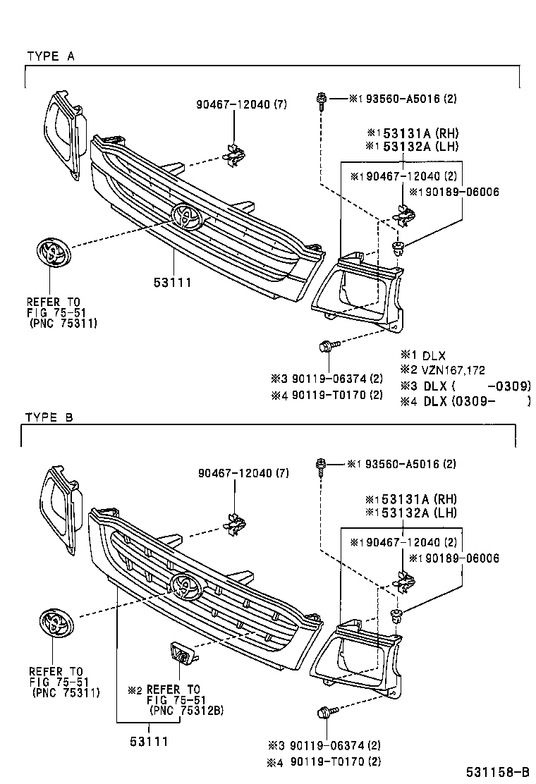53111-35610 GRILLE, RADIATOR product image