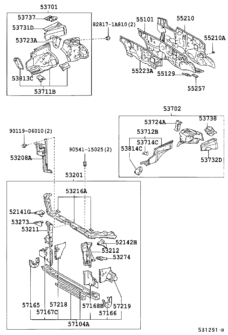 Toyota 55139-32010 COVER, DASH PANEL HOLE
