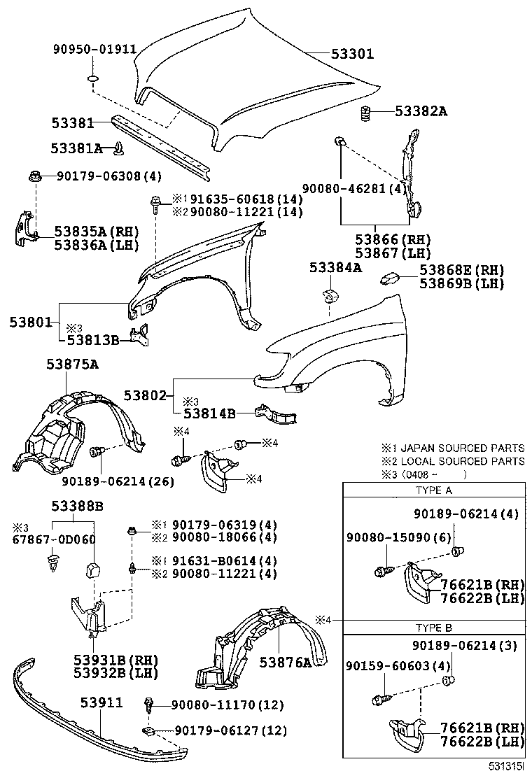 Thumbnail 2 for 53802-0C030