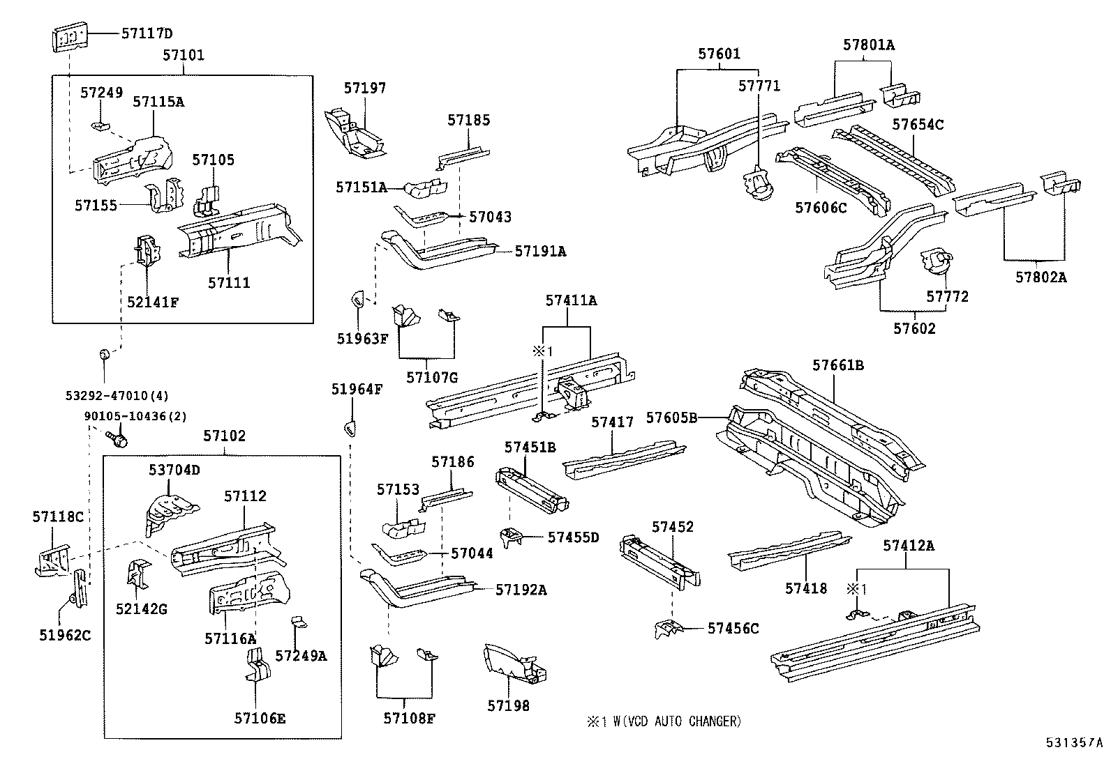 51963-0D040 HOOK, TRANSPORT product image