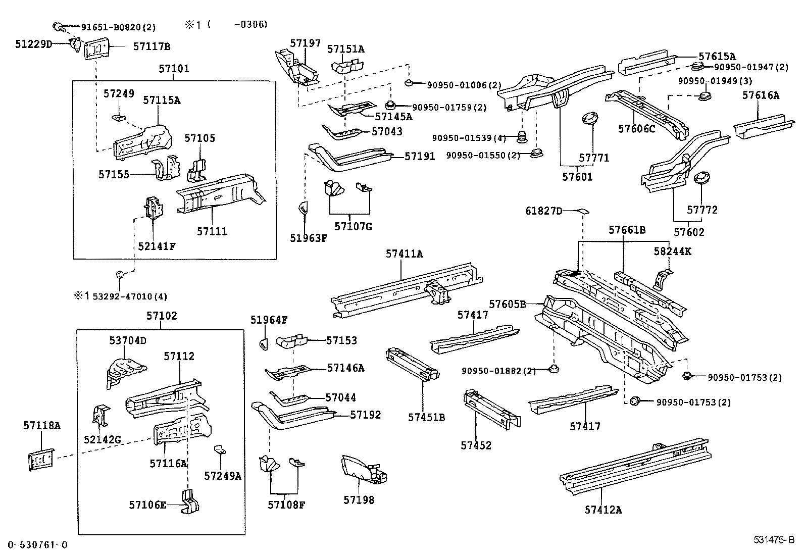 Thumbnail 2 for 57145-0D020