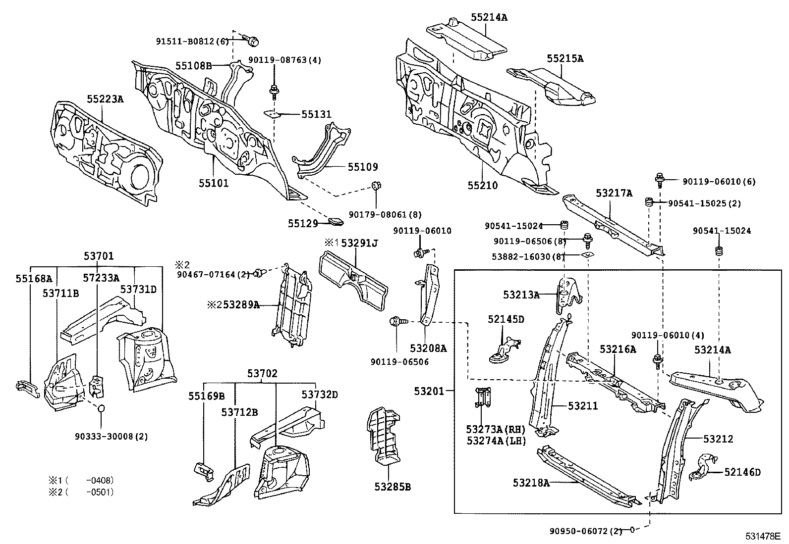 Toyota 55129-52030 COVER, DASH PANEL HOLE