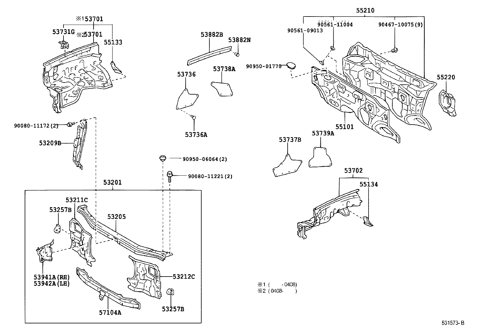 Thumbnail 2 for 53702-0C040
