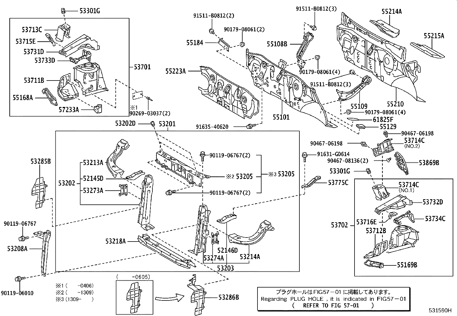 53701-52210 APRON SUB-ASSY, FRONT FENDER, RH product image