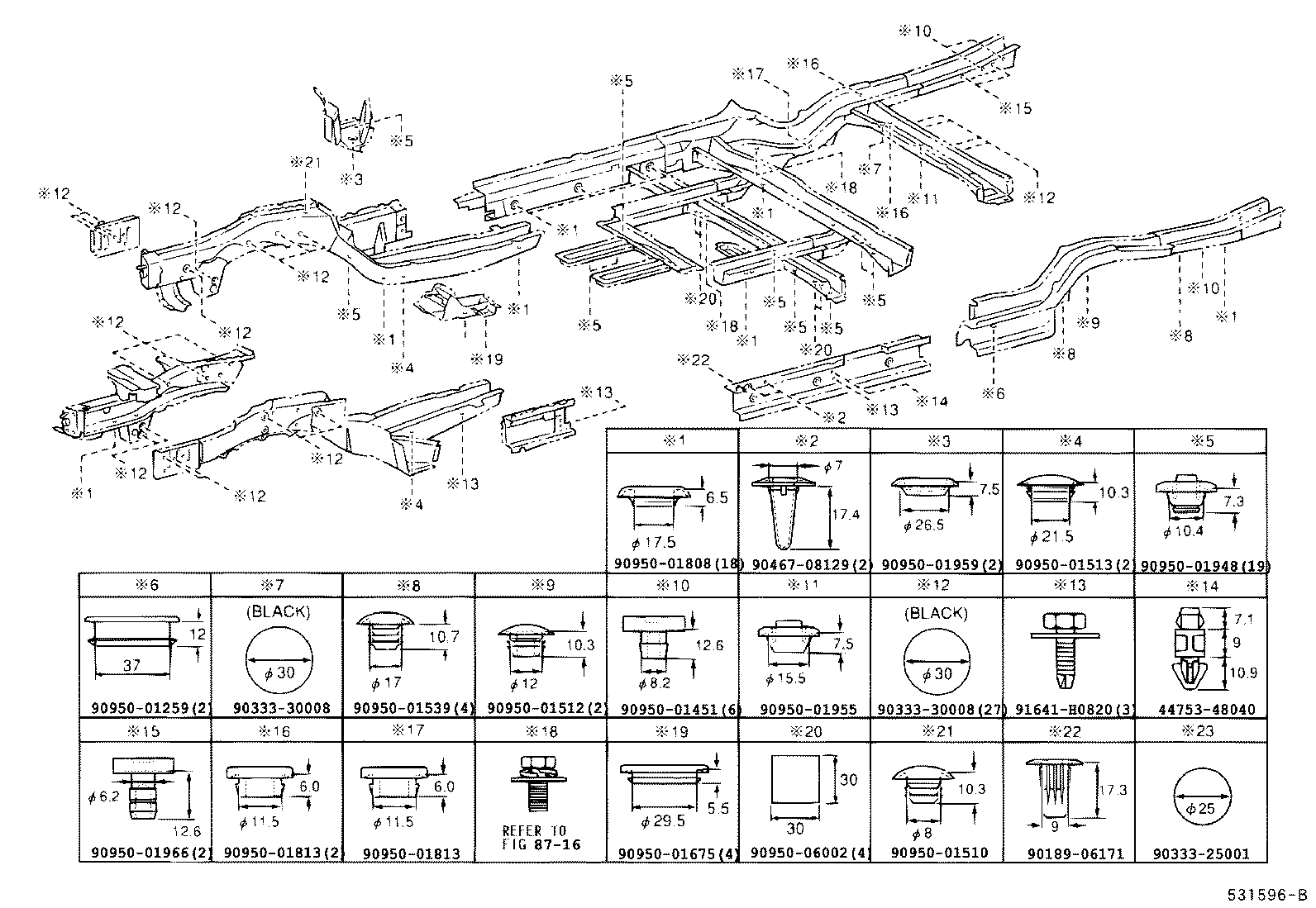 53763-48020 BRACKET, AIR CLEANER INLET MOUNTING product image