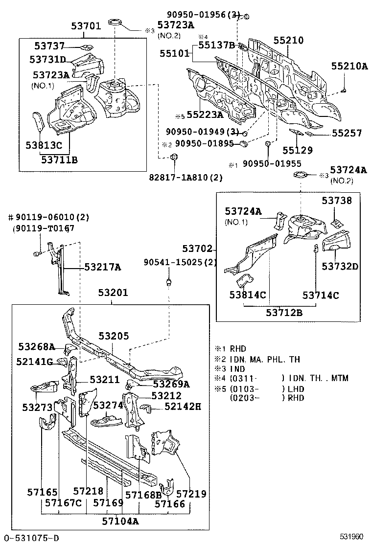 55101-1H080 PANEL SUB-ASSY, DASH product image