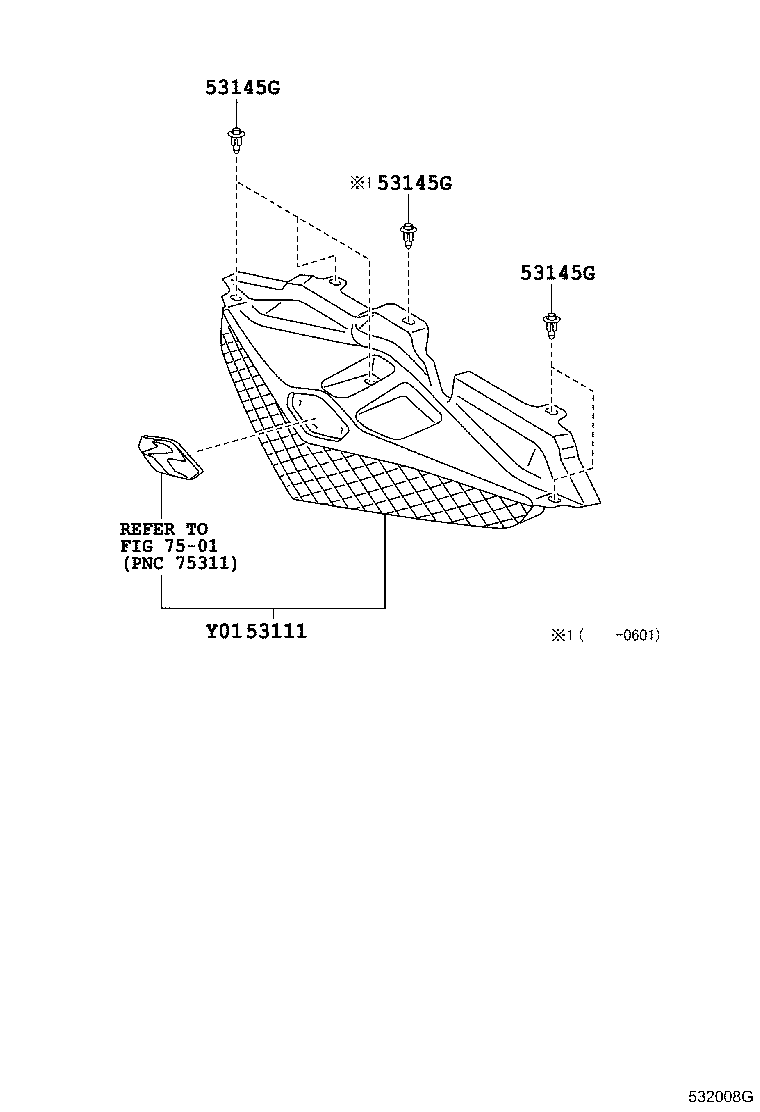 53101-52200 GRILLE, RADIATOR product image
