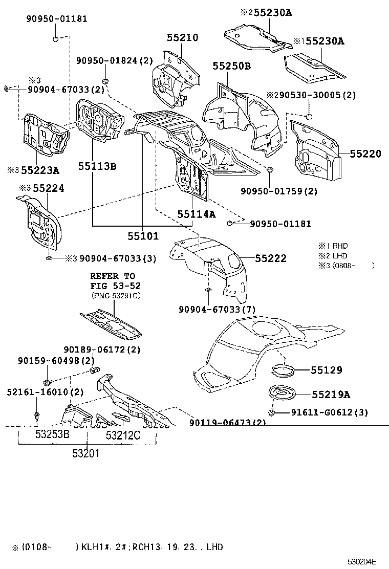 53211-26040 SUPPORT, RADIATOR, RH product image