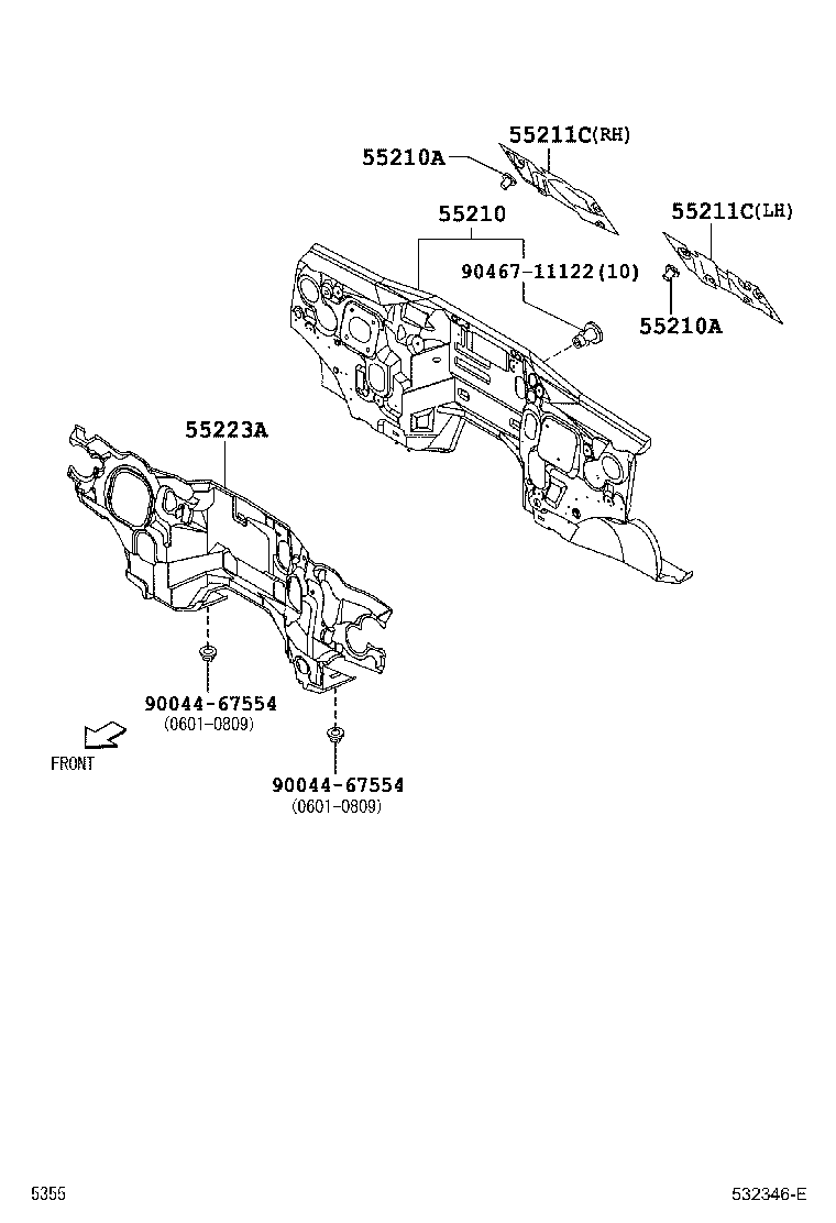 90044-68234-B0 CLIP product image